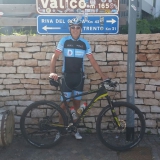 E Schreijer op de top van de monte bondone 290702016