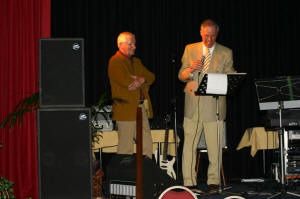 Marti Ploeger & Jan Broekema tijdens het jubileumgala 2005